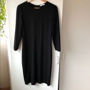 Vince midi black dress M